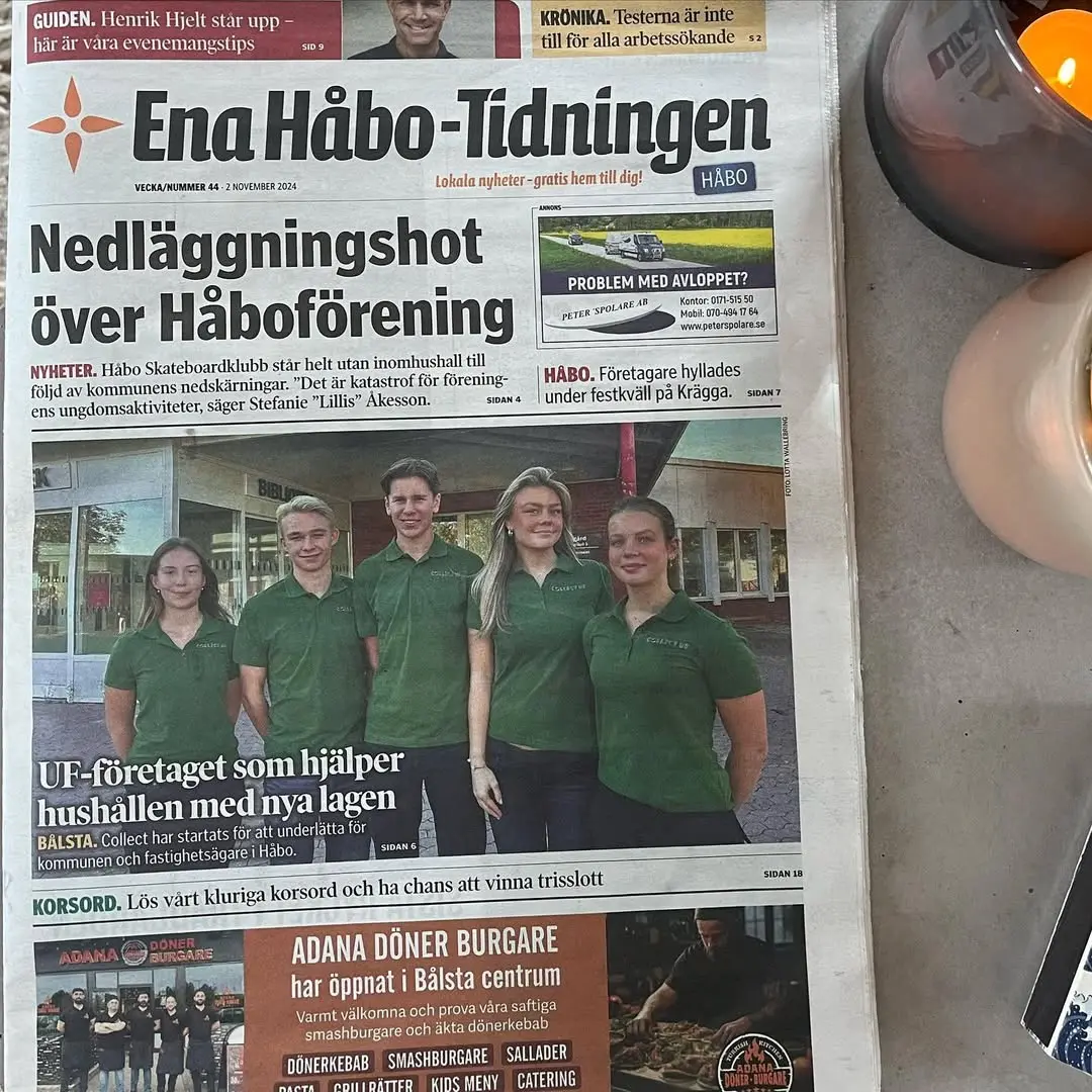 Glöm inte att läsa tidningen idag